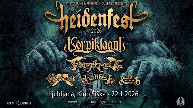 HEIDENFEST 2026 / LJUBLJANA: Korpiklaani, Finntroll, Heidevolk, Trollfest, The Dread Crew of Oddwood