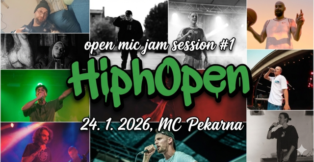 HIP HOPEN #1 - open mic hiphop jam session